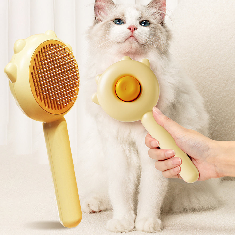 Pupzest Cat & Dog Hair Removal Grooming Brush