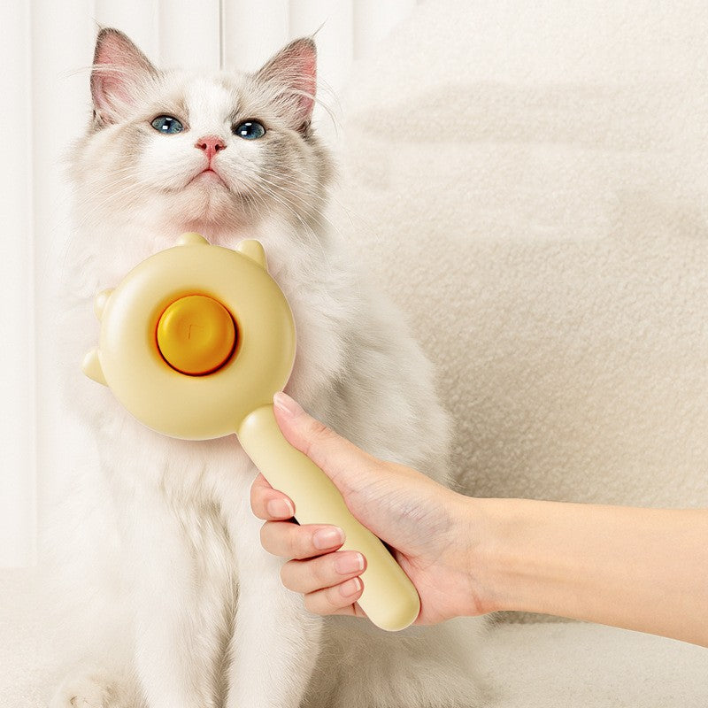 Pupzest Cat & Dog Hair Removal Grooming Brush